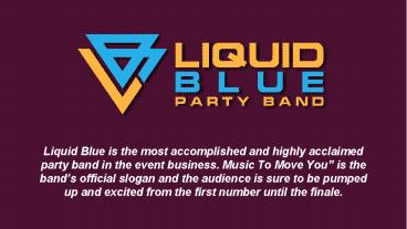 Wedding Band - Liquid Blue