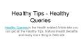 Healthy Tips - Healthy Queries PowerPoint PPT Presentation
