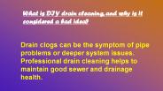 Emergency drain service NYC