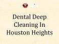 Dental Deep Cleaning In Houston Heights PowerPoint PPT Presentation