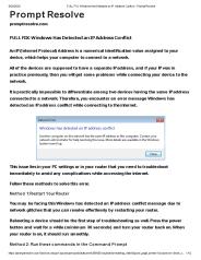 FULL FIX: Windows Has Detected an IP Address Conflict