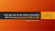 Convert OLM to PST
