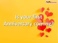 Is your first Anniversary coming? PowerPoint PPT Presentation