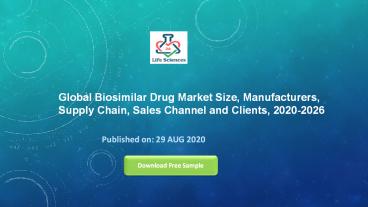 Global Biosimilar Drug Market Size, Manufacturers, Supply Chain, Sales Channel and Clients, 2020-2026