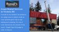 Vancouver Crane Rentals | Russel Crane & Cartage PowerPoint PPT Presentation