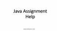 Java Assignment Help PowerPoint PPT Presentation