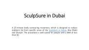 SculpSure in Dubai