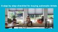 A step by step checklist for buying automatic blinds