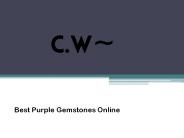 Best Purple Gemstones Online - cwordsworth.com