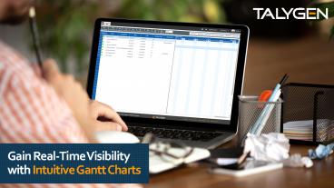 Gain Real-Time Visibility with Intuitive Gantt Charts