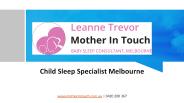 child sleep specialist melbourne