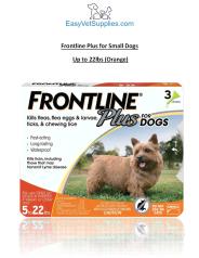 Frontline Plus for Small Dogs (Orange)- Easyvetsupplies