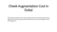 Cheek Augmentation Cost in Dubai