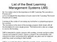 List of the Best Learning Management Systems LMS: PowerPoint PPT Presentation