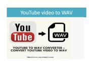YouTube video to WAV
