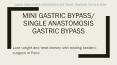 Mini Gastric Bypass/ Single Anastomosis Gastric Bypass PowerPoint PPT Presentation