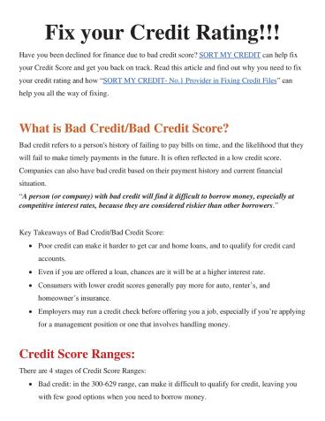 Sort my credit (1)