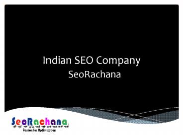 Indian SEO Company SeoRachana