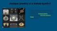 Antique jewelry is a status-symbol PowerPoint PPT Presentation