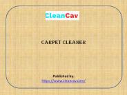 Carpet Cleaner