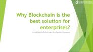 Integrating Blockchain technology in enterprises