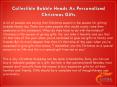 Collectible Bobble Heads As Personalized Christmas Gifts PowerPoint PPT Presentation