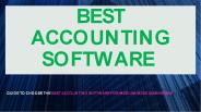 Best Accounting Software