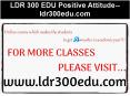 LDR 300 EDU Positive Attitude--ldr300edu.com PowerPoint PPT Presentation
