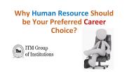 Benefits of Human Resource Career