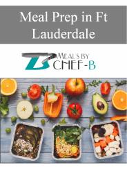Meal Prep in Ft Lauderdale