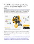 Forklift Market Analysis Report- - World Players Forecast Analysis Till 2030 PowerPoint PPT Presentation