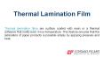 Features of Thermal Lamination Films PowerPoint PPT Presentation