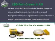 CBD Pain Cream UK | CBD Cosmetics