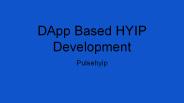 Dapp based HYIP like EtherChain