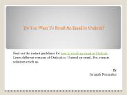 Do You Want To Recall An Email In Outlook?