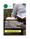 Our New Consultant at MBADecoder INSEAD Business School MBA PowerPoint PPT Presentation
