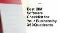 Best BIM Software Checklist for Your Business by 360Quadrants PowerPoint PPT Presentation