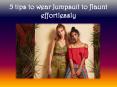 5 tips to wear Jumpsuit to flaunt effortlessly