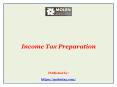 Income Tax Preparation PowerPoint PPT Presentation
