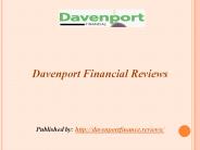 Davenport Financial Reviews