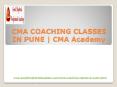 CMA Coaching Classes in Pune PowerPoint PPT Presentation