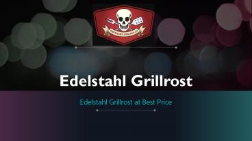 Edelstahl Grillrost