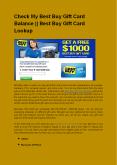 Check My Best Buy Gift Card Balance || Best Buy Gift Card Lookup