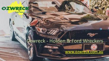 Ozwreck - Holden & Ford Wreckers