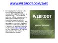 EASILY DOWNLOAD, INSTALL AND ACTIVATE WEBROOT SECUREANYWHERE PowerPoint PPT Presentation