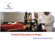 Mental Relaxation at Home