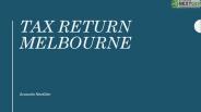 Tax Return Melbourne