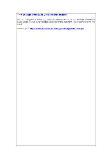 Hire San Diego iPhone App Development Company (1)