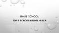 IBMRB School-Top B Schools in Delhi PowerPoint PPT Presentation