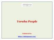 Yoruba People